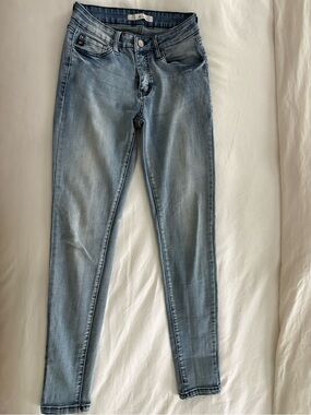 KanCan Light Blue Straight Leg Jeans